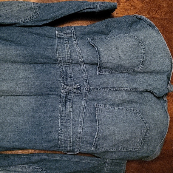 Abercrombie & Fitch Classic Blue Denim Romper M - Picture 8 of 9